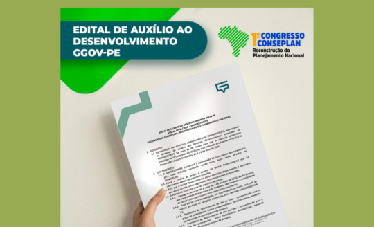 Edital de Auxílio ao Desenvolvimento GGOV PE