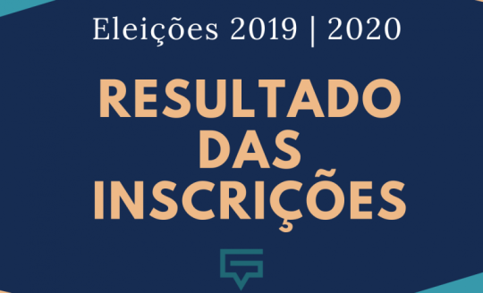 Eleições Sindicais - Resultado das Inscrições